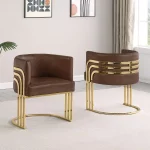 BQ- AC220L –Single Leathaire Accent Barrel Chair - Image 2