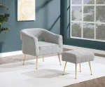 BQ-AC230 : 2pc Accent Chair & Ottoman Set