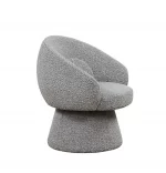 BQ-AC300 : Accent Chair with Swivel in Boucle Fabric - Image 3