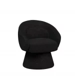 BQ-AC301: Accent Chair with Swivel in Boucle Fabric