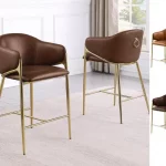 BQ-CH454 – 6L: Leathaire Counterheight Chairs