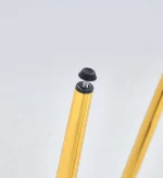 BQ-SC226-9: Set of 2 Gold Chrome Chairs - Image 2