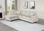 BQ-S04 – Velvet Corduroy Reversible Sectional - Image 3