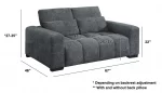 BQ-S112 : 2pc Sofa & Loveseat Set - Image 3