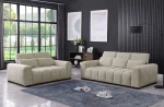 BQ-S113: 2pc Sofa & Loveseat Set