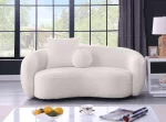 BQ-S90 : Cozy Teddy Fabric Loveseat