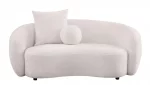 BQ-S90: Cozy Teddy Fabric Loveseat - Image 4