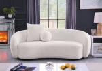 BQ- S90 : Cozy Teddy Fabric Sofa