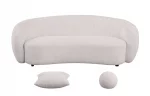 BQ-S90: Cozy Teddy Fabric Loveseat - Image 6