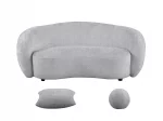 BQ- S91: Cozy Teddy Fabric Loveseat - Image 3