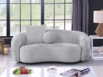 BQ- S91: Cozy Teddy Fabric Loveseat