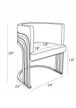 BQ-SC024L: Set of 2 Leathaire Side Chairs - Image 3