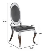 BQ-SC180 – 183: Round Back Side Chairs - Image 2