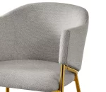 BQ-SC263 & SC264: Set of 2 Linen Side Chairs - Image 2