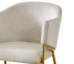 BQ-SC263 & SC264: Set of 2 Linen Side Chairs - Image 3