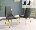BQ-SC314 – 317 Velvet Chairs w/ Gold Chrome