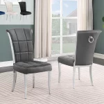 BQ-SC320 – 323 Grid Tufted w Chrome