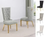 BQ- SC430 – 3: Boucle Tufted Dining Chairs