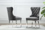 BQ-SC44 – 48: Tufted Velvet Side Chairs