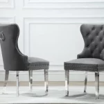 BQ-SC44 – 48: Tufted Velvet Side Chairs