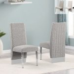 BQ- SC560-3: Boucle Fabric Side Chairs with Chrome