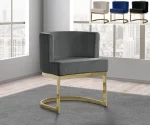 BQ-SC90-3: Single Velvet Barrel Chair