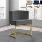BQ-SC90-3: Single Velvet Barrel Chair