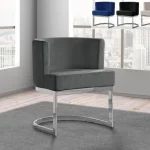 BQ-SC94-7: Single Velvet Barrel Chair