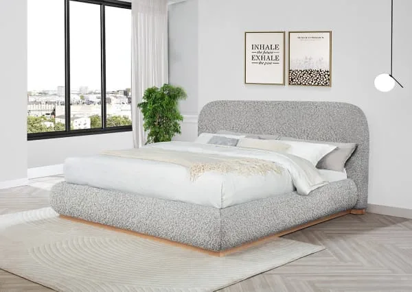 B16-600x426.jpg BQ-B16 & B17: Platform Bed with Boucle Fabric Upholstery (EKB & QB) - Image 1