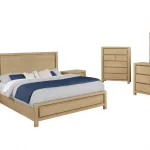 BQ-B730: Light Oak Bedroom Set