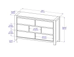 BQ-B730: Light Oak Bedroom Set - Image 4