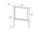 BQ-B730: Light Oak Bedroom Set - Image 7