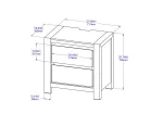 BQ-B730: Light Oak Bedroom Set - Image 6