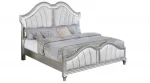 BQ-B760 – Silver Glam and LED Bedroom Set (EKB & QB) - Image 2