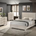 BQ- B860: Rustic Grey Oak Bedroom Set (EK & Q)