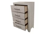 BQ- B860: Rustic Grey Oak Bedroom Set (EK & Q) - Image 3
