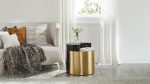 MAX: PG145- YING YANG END TABLE ( BLACK & SILVER, GOLD & BLACK, GOLD & SILVER ) - Image 2