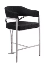 BQ-BS300 –3: Barstool in Boucle Fabric (Single) - Image 3
