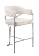 BQ-BS300 –3: Barstool in Boucle Fabric (Single) - Image 4