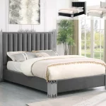 BQ-B01, B02, B03 Platform Velvet Bed (EKB, QB)