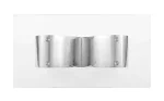 BQ- D406, D407, D408, D409-DT: Infinity Base Glass Dining Table (2 Sizes, 2 Finishes) - Image 6