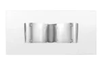 BQ- D406, D407, D408, D409-DT: Infinity Base Glass Dining Table (2 Sizes, 2 Finishes) - Image 8