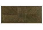 BQ- D530 & D531-DT: Antique Brown Wood Dining Table - Image 3