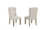 BQ- D700 & D701: Brown Oak Dining Set - Image 5
