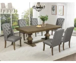 BQ- D702 & D703: Rustic Oak Dining Set