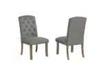BQ- D702 & D703: Rustic Oak Dining Set - Image 4