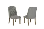 BQ- D702 & D703: Rustic Oak Dining Set - Image 5