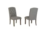 BQ- D704 & D705: Rustic Gray Dining Set - Image 6