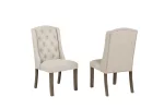 BQ- D704 & D705: Rustic Gray Dining Set - Image 5