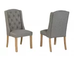 BQ- D706 & D707: Rustic Light Oak Dining Set - Image 5